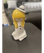 Vintage Goebel Whoosit Snow People Figurine Blonde Hair Clown Girl W. Ge... - $14.00
