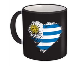 Uruguayan Heart : Gift Mug Uruguay Country Expat Flag Patriotic Flags National - $15.90