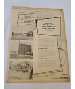 VINTAGE 1958 Washington PA Drive In Movie Full Page Newspaper Advertisement - £15.60 GBP