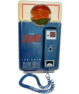 VTG Pepsi Cola Wall Mounted Corded RJ11 Landline Telephone pulse/tone se... - $27.55