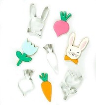 NIB SEALED Meri MERI Cookie Cutters Hip Hop Hooray Spring Bunny Carrot Flower + - £9.48 GBP