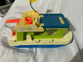 Vintage 1972 Fisher Price Little People Play Family House Boat - BOAT ONLY - £15.54 GBP