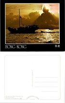 One(1) China Hong Kong West Lamma Channel Boat Sailing Fishing Vintage Postcard - £7.43 GBP