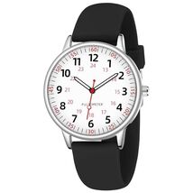 TWOPTION Nurse Watch for Women Waterproof Analog Silicone Watch with Sec... - $29.99