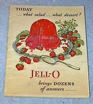 Vintage Jell-O Recipe Cookbook 1928 Dinner Dessert Salad - £5.22 GBP