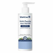 WishCare Multi Peptide Anti Hairfall Shampoo - Rice Water, Rosemary, Cap... - $14.20