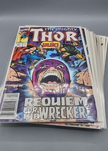 Thor Comic Book Lot of 16 Books #431 and Up Thor vs Ulik Requium for the Wrecker - £38.99 GBP