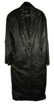 Wilson Leather Womens Small Long Black Trench Coat with Liner - £109.52 GBP