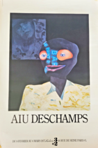 Aiu Deschamps - Original Exhibition Poster - Gallery 3+2 - Paris - 1977 - $156.08