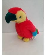 Lovingly Yours Red Parrot Bird Plush Stuffed Animal Scarlet Macaw - £21.78 GBP