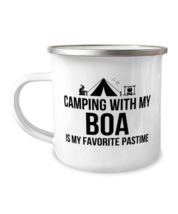Boa Camping Mug, Funny Boa Camper Mug, Stainless Steel Reptile Mug, Reptile  - £14.42 GBP
