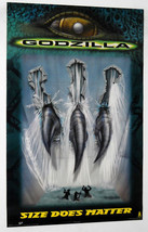 Godzilla Claw Poster From 1998 Rare 22.5 By 34 Inches - £15.71 GBP