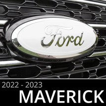 2022-2023 Ford Maverick Logo Emblem Insert Overlay Decals - WHITE (Set o... - £17.97 GBP