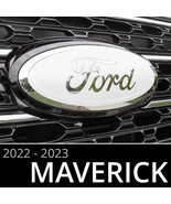 2022-2023 Ford Maverick Logo Emblem Insert Overlay Decals - WHITE (Set o... - £18.07 GBP