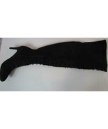 NIB Journee Collection Footwear Tall Black Heel Boot Pointed Toe Zip up ... - $1,238.45 MXN