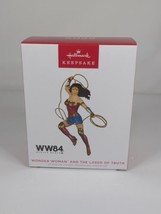 Christmas Ornament Wonder Woman &amp; Lasso of Truth WW84 Hallmark Keepsake ... - £14.15 GBP