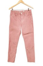 Seven7  Corduroy Pants Womens Size 6 Rose Pink Ultra High Rise Skinny Stretch - £11.31 GBP