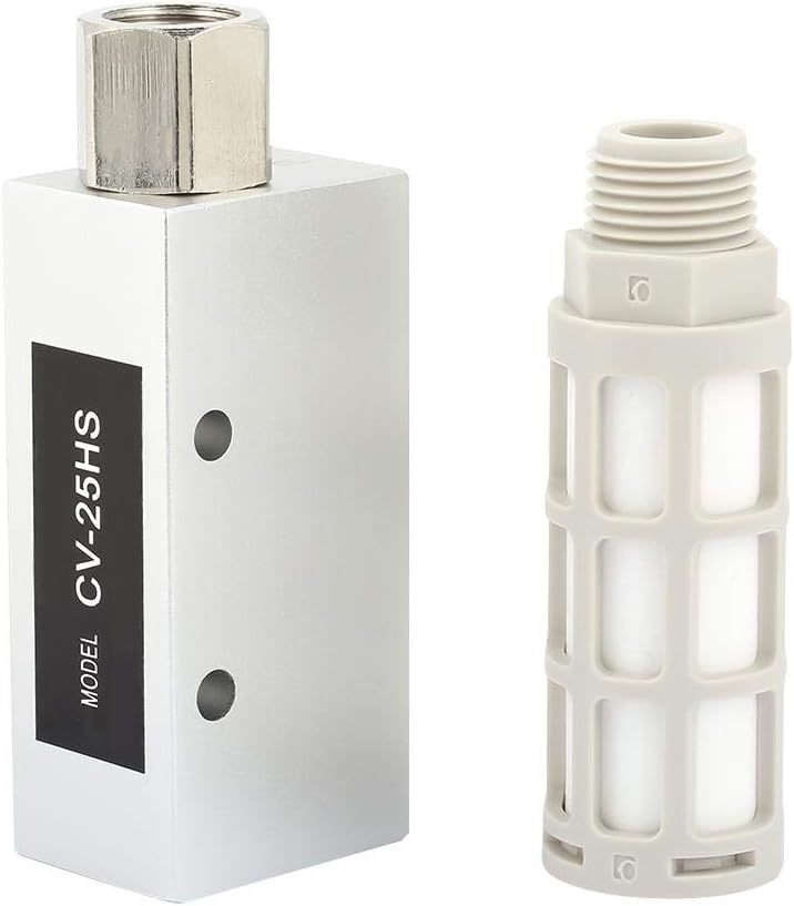Cv-25Hs Compressed Air Regulators Pneumatic Air Exhaust Vacuum, Vacuum G... - $32.99