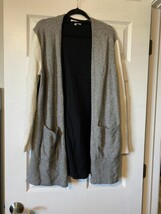 Madewell Women&#39;s Colorblock Kent Wool Alpaca Cardigan - Small - $28.04