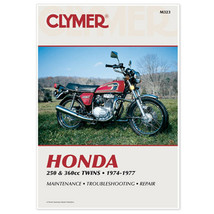 Clymer M323 Manual for Honda 250 &amp; 360CC Twins 74-77 - $50.92