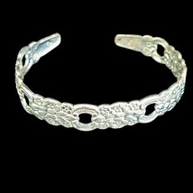 Onieda Heirloom Sterling Silver Cuff Bracelet - £32.57 GBP