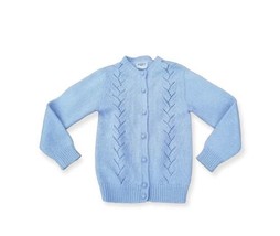 Vintage Strawbridge &amp; Clothier Knit Romantic Cardigan sweater Size Small - $32.67