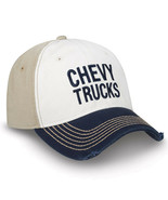 Chevy Trucks Khaki Tan and Blue Hat - $511.58 MXN