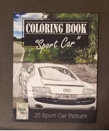 SPORTCAR GREYSCALE PHOTO ADULT COLORING BOOK, MIND By Banana Leaves -New - £11.79 GBP