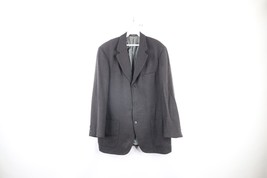 Hugo Boss Mens 42R 3 Button Wool Cashmere Tweed Suit Coat Blazer Jacket Green - £35.58 GBP