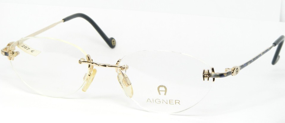 Vintage ETIENNE AIGNER EA378 52 GOLD /MULTICOLOR UNIQUE EYEGLASSES 378 5... - $135.45