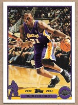 2003-04 Topps #63 Kareem Rush Los Angeles Lakers - £1.32 GBP
