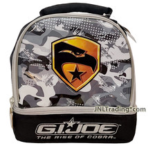 GI JOE The Rise of Cobra Soft Insulated 2 Compartments Lunch Bag Eagle Head - £19.58 GBP