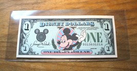 1989 DISNEY DOLLAR - MICKEY SERIES &quot;D&quot; - Mint Condition - £21.83 GBP