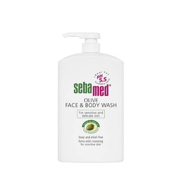 Sebamed Olive Face and Body Wash Pump Pot 1000ml  - £65.54 GBP