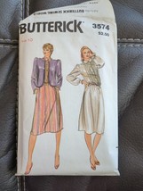 3574 Butterick Vintage SEWING Pattern Misses Loose Fitting Jacket Dress 1970s - £7.56 GBP