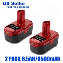 Lizone 2Pack 6.5Ah High Capacity for CRAFTSMAN 19.2V C3 XCP Lithium ion Battery - £76.26 GBP