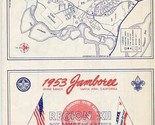 1953 Boy Scouts of America National Jamboree Irvine Ranch Maps of Region... - £25.03 GBP