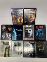 Lot of 10 Horror DVDs.  Saw II, III, IV, White Noise, Secret Window, The Ruins, - £18.88 GBP