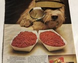 Vintage Top Choice Dog Food Print Ad PA3 - $7.91