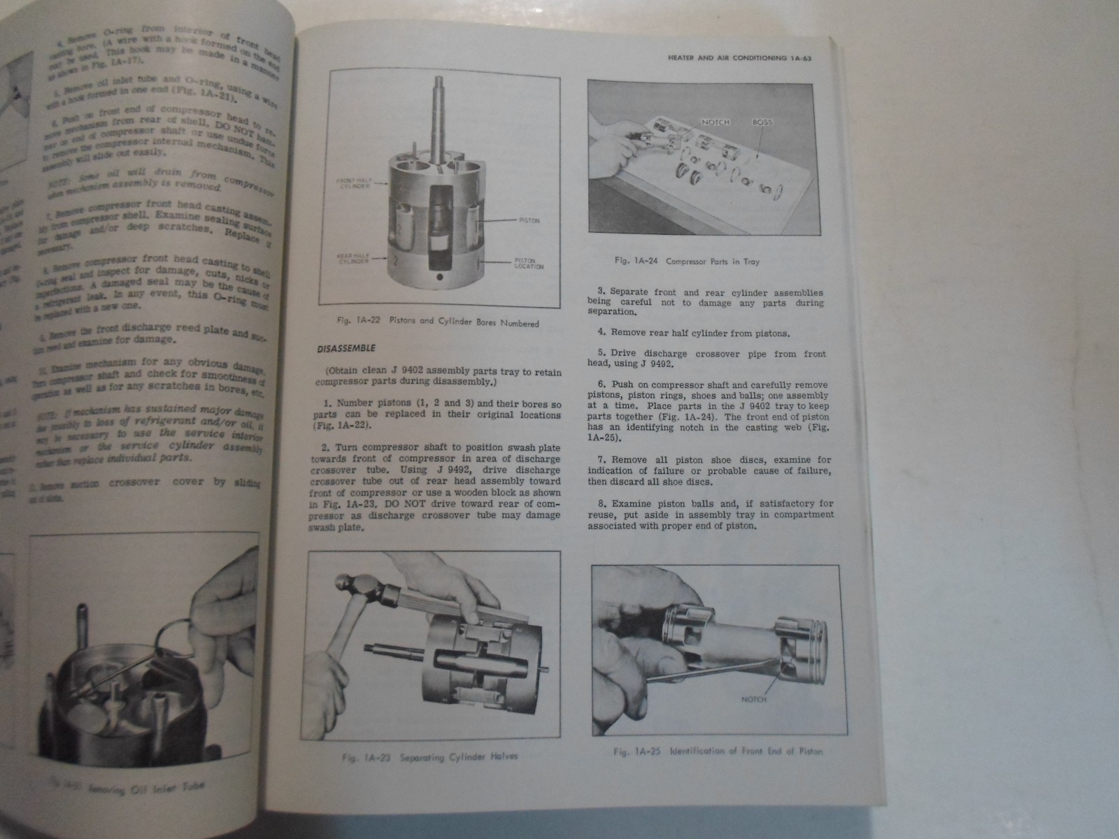 1968 Pontiac Acadian Beaumont Telaio Servizio Manuale Cdn Vetrata Scrittura Worn Item image 10