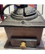 Reproduction Victorian Iron Hand Crank Coffee Mill Grinder - $44.55
