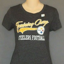 Pittsburgh Steelers Womens T-Shirt Size Medium Vintage Gray NEW Football... - £13.17 GBP