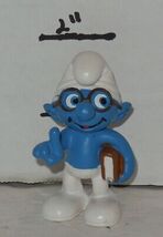 2011 The Smurfs 3D Movie Series. #20734 Movie Brainy Smurf PVC Figure Sc... - $29.65