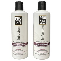 Infusium 23 Pro Vitamin B5 Volume Builder Volumizing Shampoo 16 oz Lot Of 2 New - £59.95 GBP