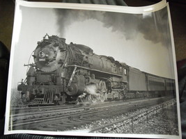 Vintage 8x10 Train Photograph Old 1152 Locomotive and Train on Tracks - £14.01 GBP