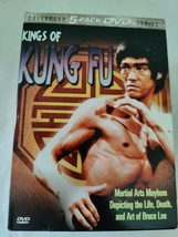 Kings Of Kung Fu Martial Arts Mayhem Life Death Art Of Bruce Lee 5 Disc Dvd Set - $50.00