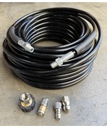 100ft Sewer Jetter Pressure Washer 5800PSI Hose Kit Clean Plumbing Drain... - $1,029.41 MXN
