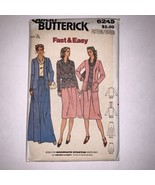 Butterick 6245 Sewing Pattern Jacket Skirt Top Uncut Size A Fast &amp; Easy - £3.76 GBP
