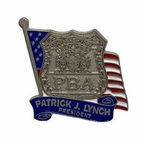 PBA NYPD New York Police Department Law Enforcement Enamel Lapel Hat Pin Pinback - £11.67 GBP