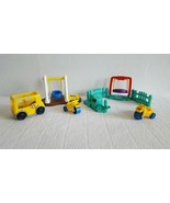 FISHER PRICE LITTLE PEOPLE  Swing Set Play Ground Tire Swing Fence Bus T... - $38.36 CAD